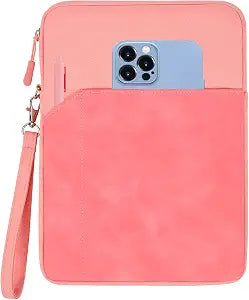 CAAORDKSO 11.6 inch Laptop Sleeve Case for Acer Chromebook Spin 311, ASUS Vivobook 11.6, HP Stream 11, Samsung Chromebook 11.6' Laptop Bag Compatible with Lenovo Acer Dell HP 11.6 inch Laptops, Pink