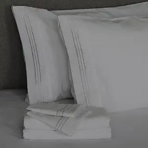 Furinno Angeland 3-Piece Microfiber Twin XL Size Bed Sheet Set, Grey