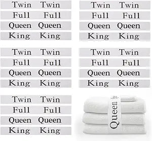 20Pcs Bed Sheet Organizer Bands Bed Sheet Keepers Storage Label Bands