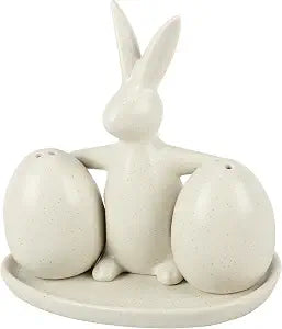 Primitives by Kathy Salt and Pepper Shakers Bunny Eggs