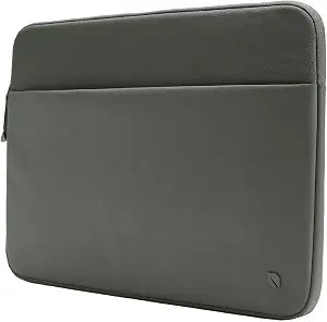 Incase A.R.C. Laptop Sleeve 14 Inch MacBook Case with Faux Fur Lining, External Pocket Fits MacBook Pro Air Lenovo Dell HP Laptop Cover, Computer Case - Travel, Work, College - Smoked Ivy
