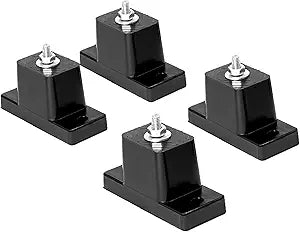 4 Pack Mini Split Pad, Anti Vibration Rubber Isolator Mounts for AC Condenser, Compatible with Mini Split Wall Mounting Brackets for Outside