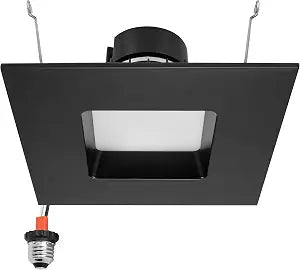 Maxxima 6 in. Retrofit Recessed Square LED Downlight, 950 Lumens, 5 CCT