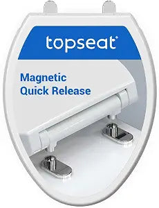 Plus 2 Elongated Toilet Seat, Slow Close, Durable Plastic