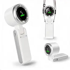 Portable Handheld Turbo Fan, 5-Speed, 3600mAh Rechargeable