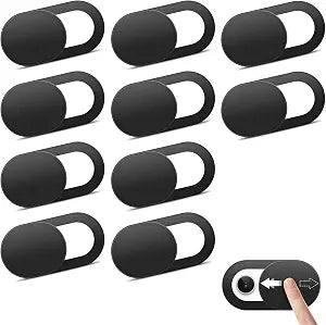 10 Pack Camera Cover Slide, 0.03 inch Ultra Thin Webcam Cover Blocker for iPhone iPad MacBook iMac Laptop PC Computer, Protect Your Visual Privacy
