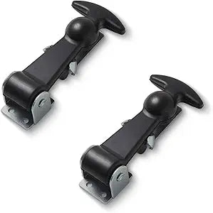 Rubber Latch Hasp with Plunger for RV Battery Box Strap