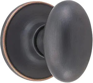 Design House Egg Dummy Door Knob, Oil Rubbed Bronze