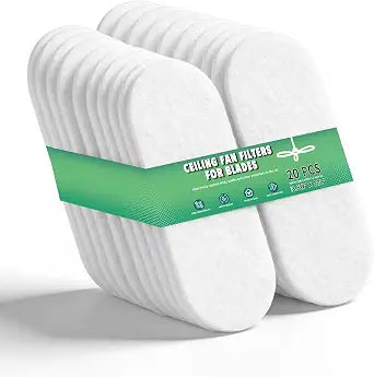 Ceiling Fan Filters for Blades,20 Pack Ceiling Fan Filters