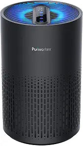 Purivortex Air Purifiers for Bedroom, Covers Up to 880 Sq Ft, PX500 Black