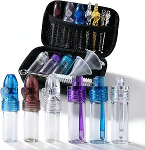 15PCS Portable Spice Dispenser Set, Mini Seasoning Bottles