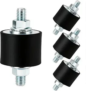 M10 40 x 30 mm Rubber Isolator Mounts Double Studs Shock Absorber