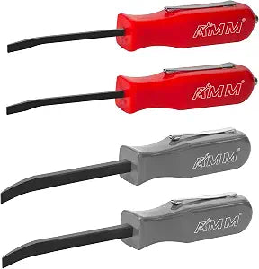 AMM 4 PCS Pocket Pry Bar Set, Mini Pry Bar with Magnet Top and Pocket Clip, 4.5" Small Pry Bar for Home Office, Car Repair Gadgets, Electronics and Mechanics Repair