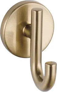 Delta Single Towel Hook for Bathroom or Kitchen| Champagne Bronze | Trinsic Accessories