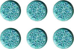 Cte D'Azur NewWave Melamine Salad Plate - Teal - 8.5" - Set of 6