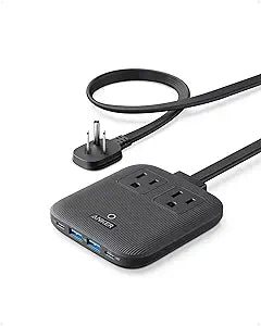 Anker Travel Power Strip, Anker Nano 67W Max 6-in-1 USB C Charger, 2 USB C