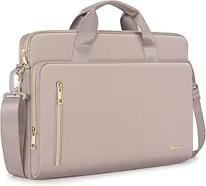 KIZUNA Laptop Bag 15.6 Inch Computer Shoulder Case Sleeve Briefcase for MacBook Air 15 M2/MacBook Pro 16 M3-M1/16 Lenovo Legion Slim 5i Gen 8/Legion Pro 5/Gaming 3i/Slim 3i/IdeaPad 3i/HP,Khaki