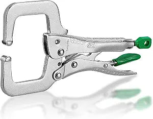 SK 6" C-Clamp Locking Pliers with Regular Jaws, Vice Grips