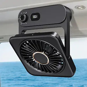 Shintrend Cruise Ship Approved Magnetic Fan, Rechargeable Portable Fan with 100 Speeds, Magnetic Mount for Cabin Ceiling & Wall, Quiet Air Circulator, Cruise Essentials 2026 Black