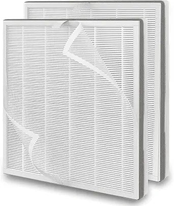 2 Pack H7124 H13 True HEPA Replacement Filter with Washable Pre-filters, Compatible with GoveeLife H7124 H712C Smart Air Purifier, Part Number H7124-RF H712C-RF