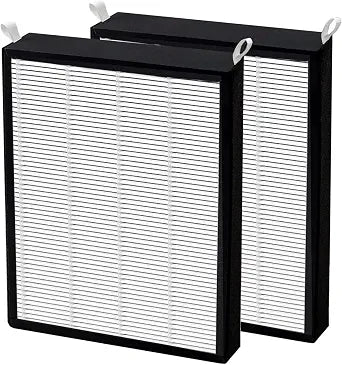 47001 47002 47003 HEPA/Carbon Combo Filter Replacement for NUWAVE OxyPure 47001 47002 47003 47004 47005 and 47006 Whole House Air Purifiers, H13 True HEPA with High efficiency Activated Carbon, 2 Pack