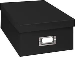 Pioneer Photo Albums Photo Storage Box, Black
