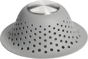 OXO Good Grips Silicone Shower & Tub Drain Protector, Hair Drain Catcher