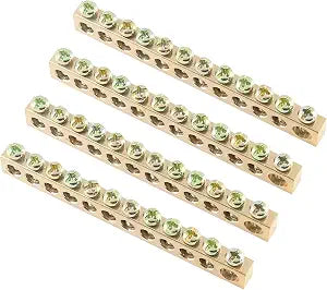 Bonsicoky 4Pcs Terminal Ground Bar Kit, 12 Terminal Positions