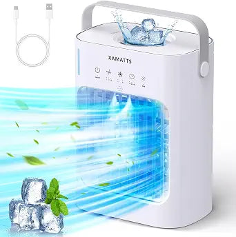 Portable Air Conditioner Fan, Evaporative Air Cooler