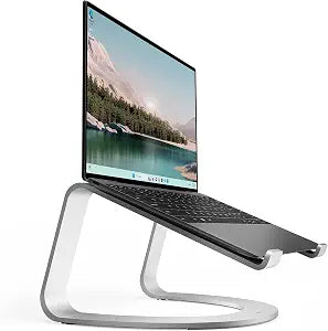Twelve South Curve SE, Ergonomic Aluminum Laptop and MacBook Stand, Silver