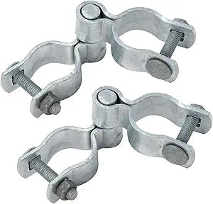 VIVIDA Chain Link Gate Hinge, 1-5/8" Fence Pipe Gate Hinge Kit, 2 Set