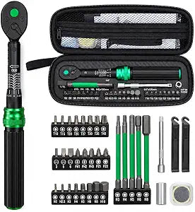 1/4" Compact Bike Torque Wrench Set, 2-20Nm/17.7-177 inlb