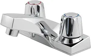 Pfister LG1435000 Pfirst Series 2-Handle 4 Inch Centerset Bathroom Faucet in Polished Chrome, Water-Efficiemt Model