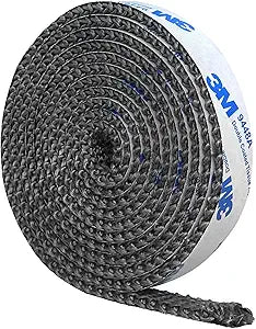 Wood Stove Gaskets, Flat Door Gasket Replacement for Woodstoves and Fireplaces, Self-Adhesive High Temperature Resistant Fiberglass Tape, Wide 5/8"(16mm), Thick 1/8"(3mm), Grey Color, 72in