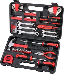 WINNER 175-Piece Multi-Purpose Household and Automotive Tool Kit in Toolbox Storage Case, Perfect for General Home and Auto Repairs, House DIY Projects, Garage, Car, Travel Emergency, College Dorm