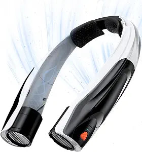 Max 21 mph Powerful Cooling Airflow Neck Fan: 6-Speed 6000mAh 8-20H Runtime