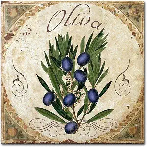 Trademark Fine Art ALI4762-C1414GG "Mangia V" Wall Decor, 14x14"