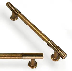 10 Pack Antique Brass Cabinet Pulls 5 Inch(128mm) Kitchen Cabinet Handles Solid Zinc Alloy Cabinet Hardware Drawer Pulls