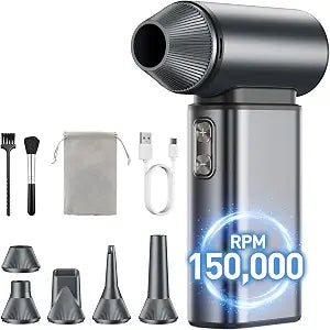 Compressed Air Duster Electric 150000RPM Super Power Mini Air Blower