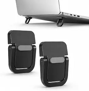 Keyboard Laptop feet, 2pcs Zinc Alloy Mini Laptop Stands for Desk