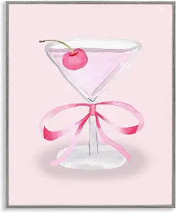 Coquette Cherry Cocktail Glam, 16 x 20 Inch Framed Gicle Print