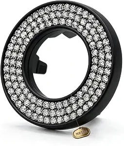 Sink Overflow Drain Cover Ring, Matte Black