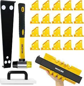NACCOO Laminate Flooring Tools, 5in1 Floor Installation Kit for Vinyl Plank