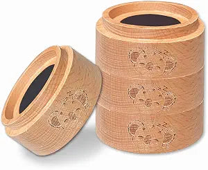 1 Inch Heavy Duty Bed Risers, Bed Lifts, Furniture Risers, Great for Under Bed Storage, Bed, Table, and Chair Lifts, Adds 1" Height to Heavy Furniture or Beds (Set of 4)