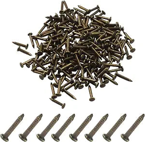 Small Tiny Nails, 1.2x8mm, Bronze, 200Pcs