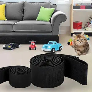Under Couch Blocker for Kid and Pet Toys, Toy Blocker for Under Bed and Under CouchEasy to Install Stop Things from Going Under Sofa Bed and Other Furniture 5in x 132in