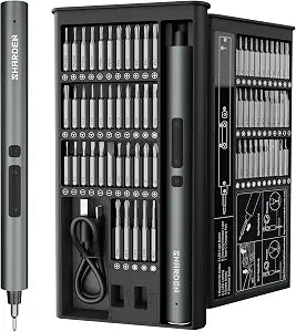 SHARDEN 75 IN 1 Mini Electric Screwdriver Set, Power Screwdriver