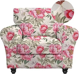 FUANGUI 2 Piece Chair Covers Armchair Arm Covers Chair Couch Covers