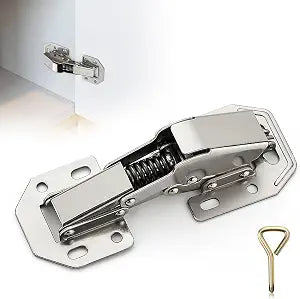 Ravinte Hidden Cabinet Hinges, Soft Close, Concealed Cabinet Hinges 10 Pack