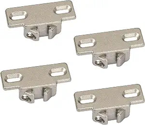 4 Pack Hinge Mounting Plate Replacement for Blum 1 3/8" Overlay Compact 33